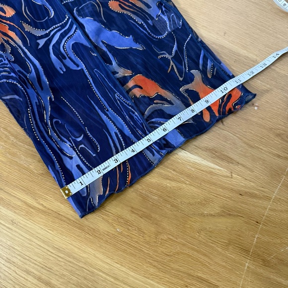 Spoiled Label Long Sleeve full length bodycon Abstract Dress women’s size medium - Picture 5 of 9